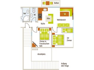 Appartamento Umhausen Pianta del piano 36