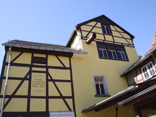 neu sanierter Mühlengiebel