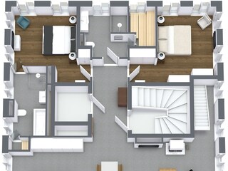 Apartamento de vacaciones Binz Plano de planta 22