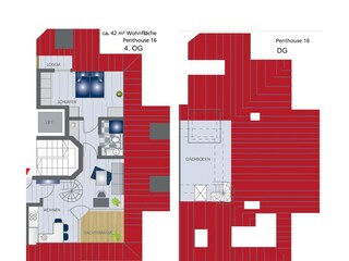 Appartamento per vacanze Großenbrode Pianta del piano 32