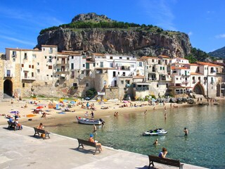 Der Strand von Cefalù