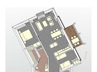 Appartamento per vacanze Baabe Pianta del piano 18