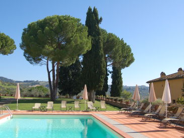 Weingut Tenuta di Sticciano - 3-Zi.-Ferienwohnung mit Pool