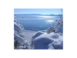 Brombachsee im Winter