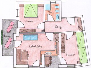 Vakantieappartement Meran Grondplan 17