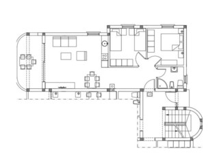Vakantieappartement Baska Grondplan 19