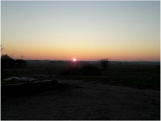 Abendstimmung über dem Deich