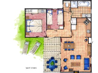 Vakantiehuis Sint Maartenszee Grondplan 27