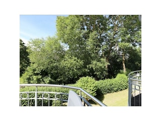 Dwarslöper Whg. Dwa19 - Blick auf den Balkon von der Küche