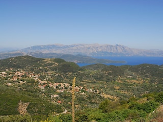 Blick auf Kavalos und Festland