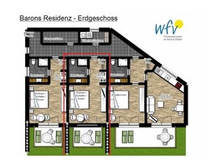 Appartamento per vacanze Borkum  18