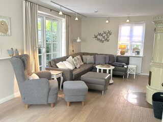 Die gemütliche Sitzecke im Wohnbereich