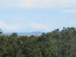 Blick aus dem N-Fenster auf d. Hauptschifffahrtslinie