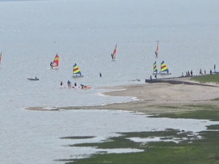 Surfbucht bei Hochwasser