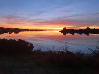 Sonnenuntergang Binnensee