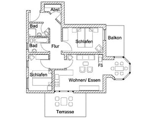 Ferienwohnung Binz Grundriss 16