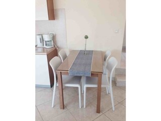 Essbereich der Ferienwohnung Villa Punta in Zadar