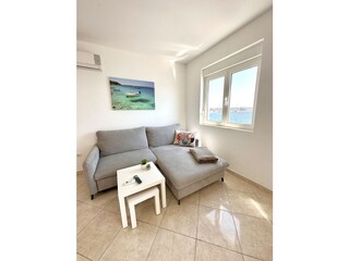 Living area with sea view