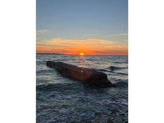 Sundown at the beach