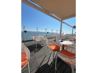 Strandcafé in der Nähe