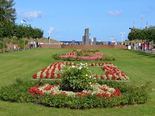 Ein Blick Richtung Strandpromenade.