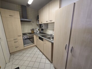 Separate Küche mit guter Ausstattung