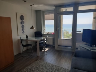 Traumhafter Ostseeblick vom Wohnbereich