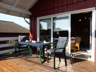 Blickgeschützte Terrasse