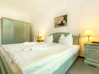 Das große Schlafzimmer.