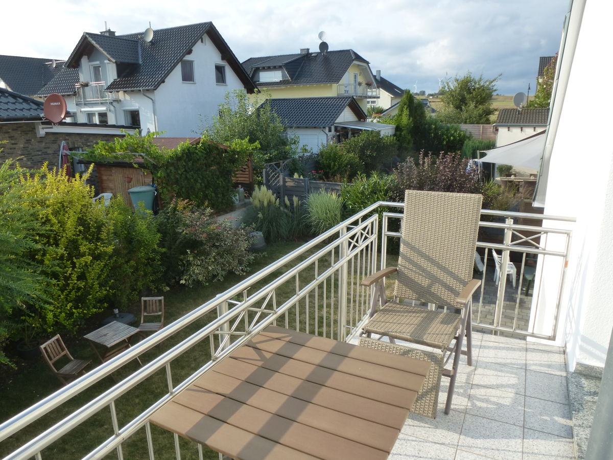 Balkon mit schönem Ausblick