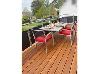 garten-/rückseitiger Balkon (Süd-West-Ausrichtung)