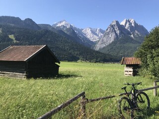 Radfahren mit Traumkulisse - Hammersbacher Wiesen