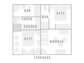 Appartamento per vacanze Oberotterbach Pianta del piano 22