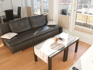 Liegecouch im Wohnbereich für 3. Person