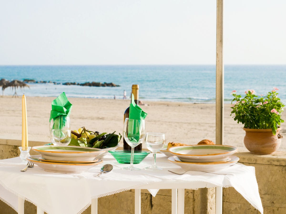 Terrasse mit Meerblick