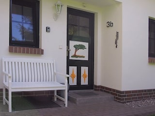 Hauseingang Ferienhaus Ostseetraum