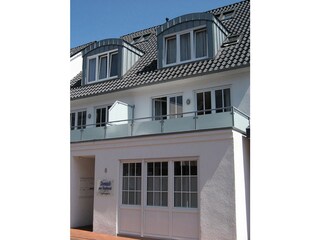 Teil Außenansicht Ferienwohnung Neptun