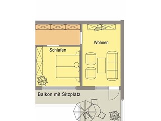 Vakantieappartement Hahnenklee Grondplan 28