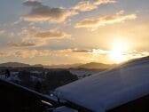 Winterimpressionen vom Balkon im Feriendorf