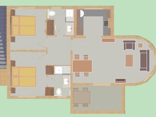 Casa per le vacanze Sa Rapita Pianta del piano 40