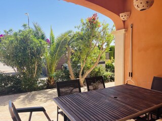 Covered terrace near to the living room