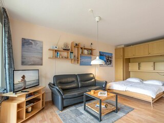 Wohnzimmer und Schrankbett