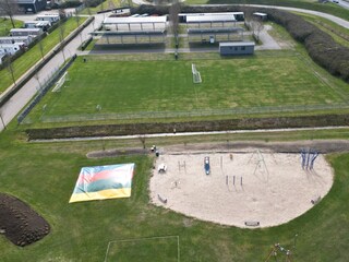Fußballplatz im Park