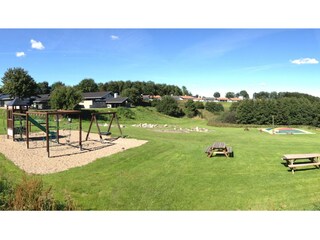 The large playground by the main building – about 100 m