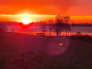Enjoy the sunrise near the house