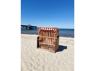 Eigener Strandkorb direkt neben der Erlebnisseebrücke