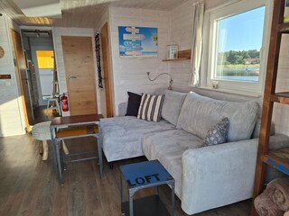 Kuschelige Schlafcouch