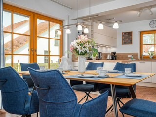 Essbereich im Wohnzimmer