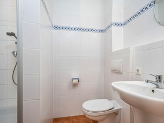 Bad mit Dusche und WC im EG