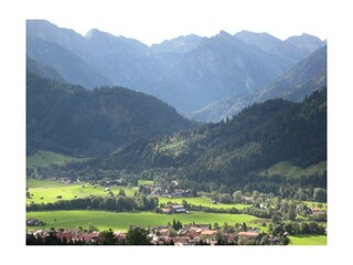 Sommerblick vom Balkon